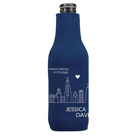 We Love Chicago Bottle Huggers